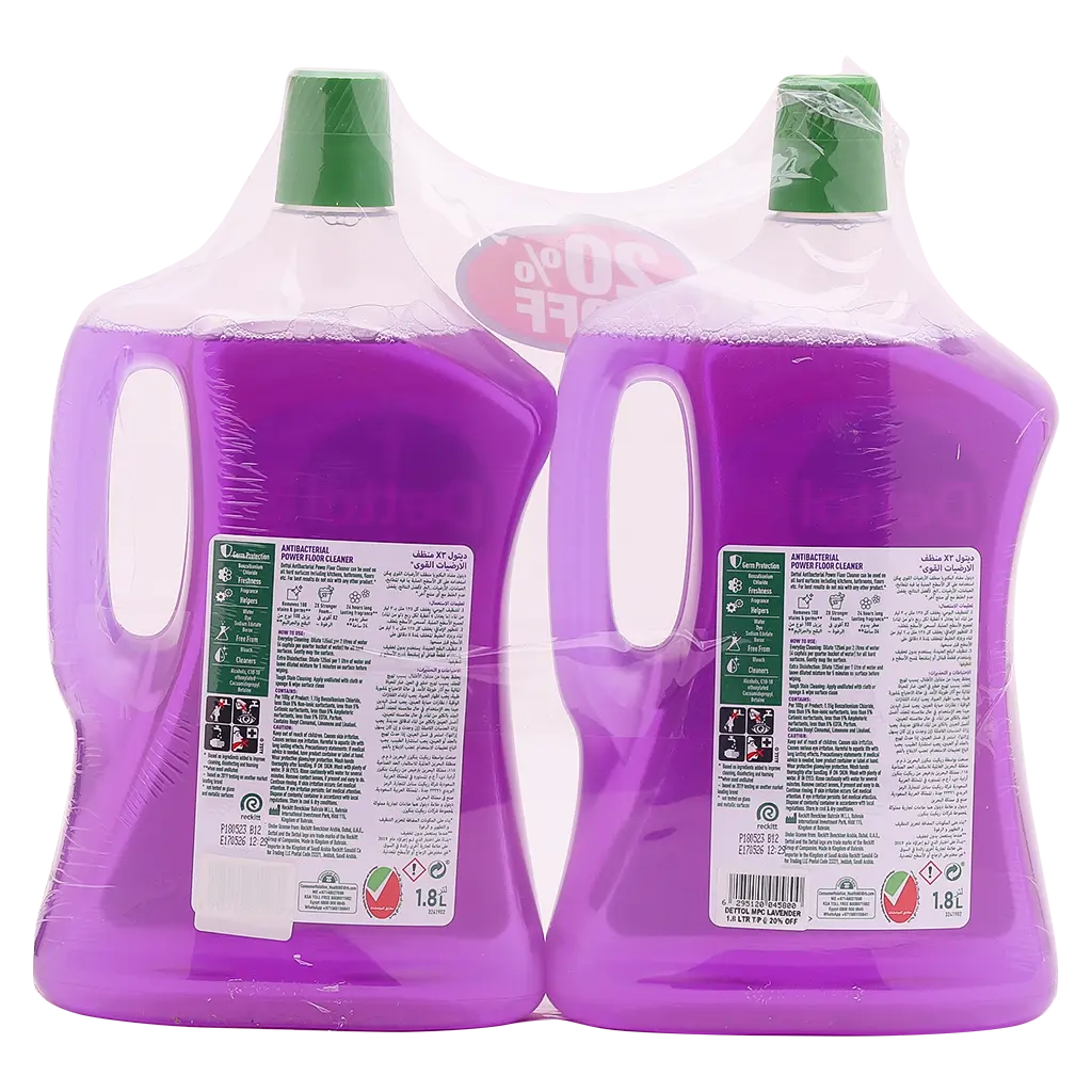 Dettol Lavender Antibacterial Power Floor Cleaner 1.8L TP 20% - view 2