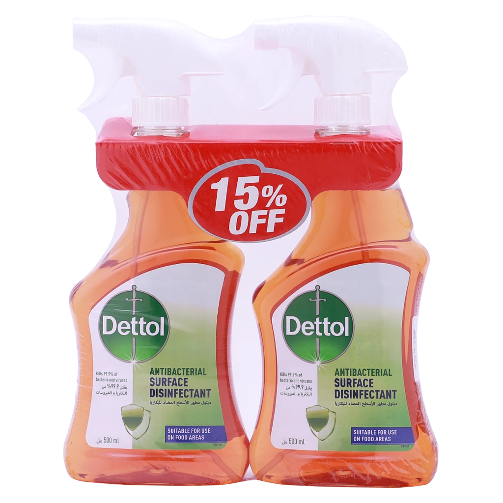 Dettol Asl Trigger 2pcs 500 ml
