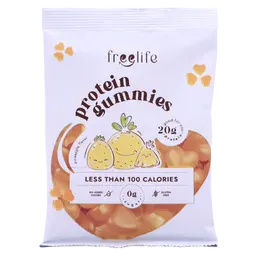 Free Life Protein Gummies Pineapple 32 gm