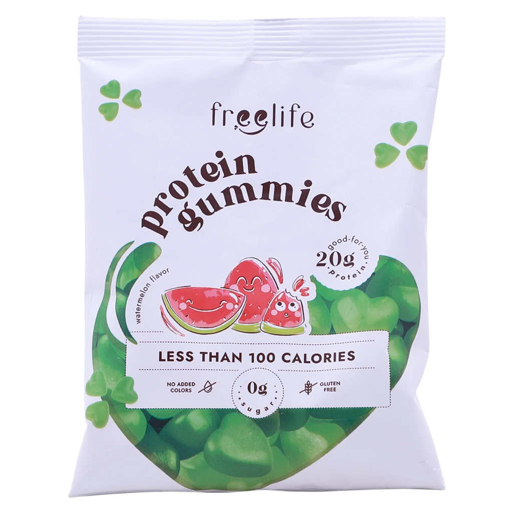 Free Life Protein Gummies Watermelon 32 gm
