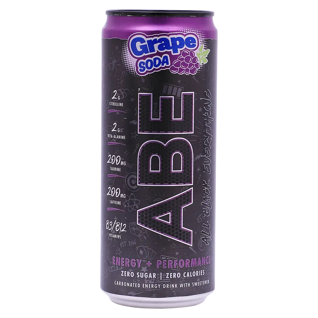 Applied Nutrition Abe Energy Drink Zero Calories Grape Flavour 330 ml - view 1