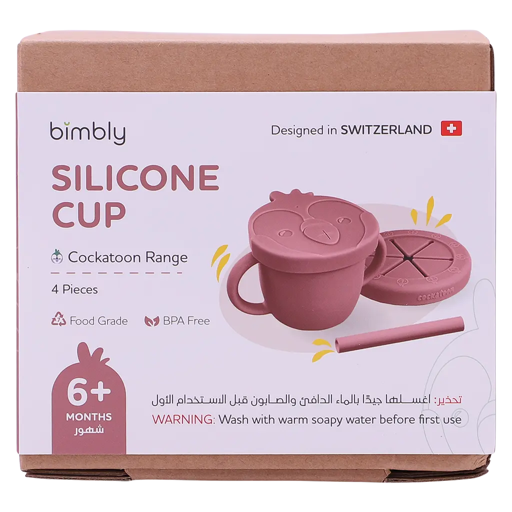 Bimbly Silicone Cup 4 Pcs Pink   - view 2