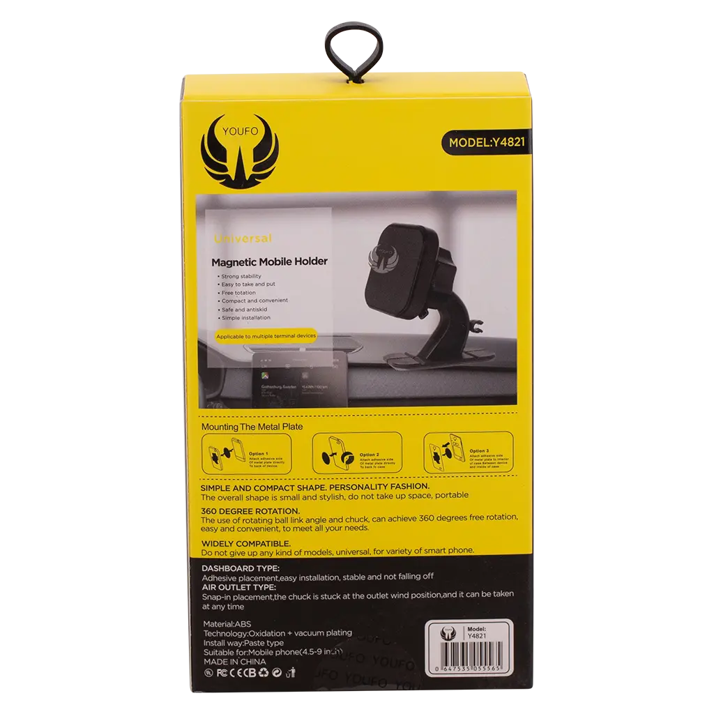 Youfo Magnetic Holder With Fixed Base For Mobile 2*1 - view 4