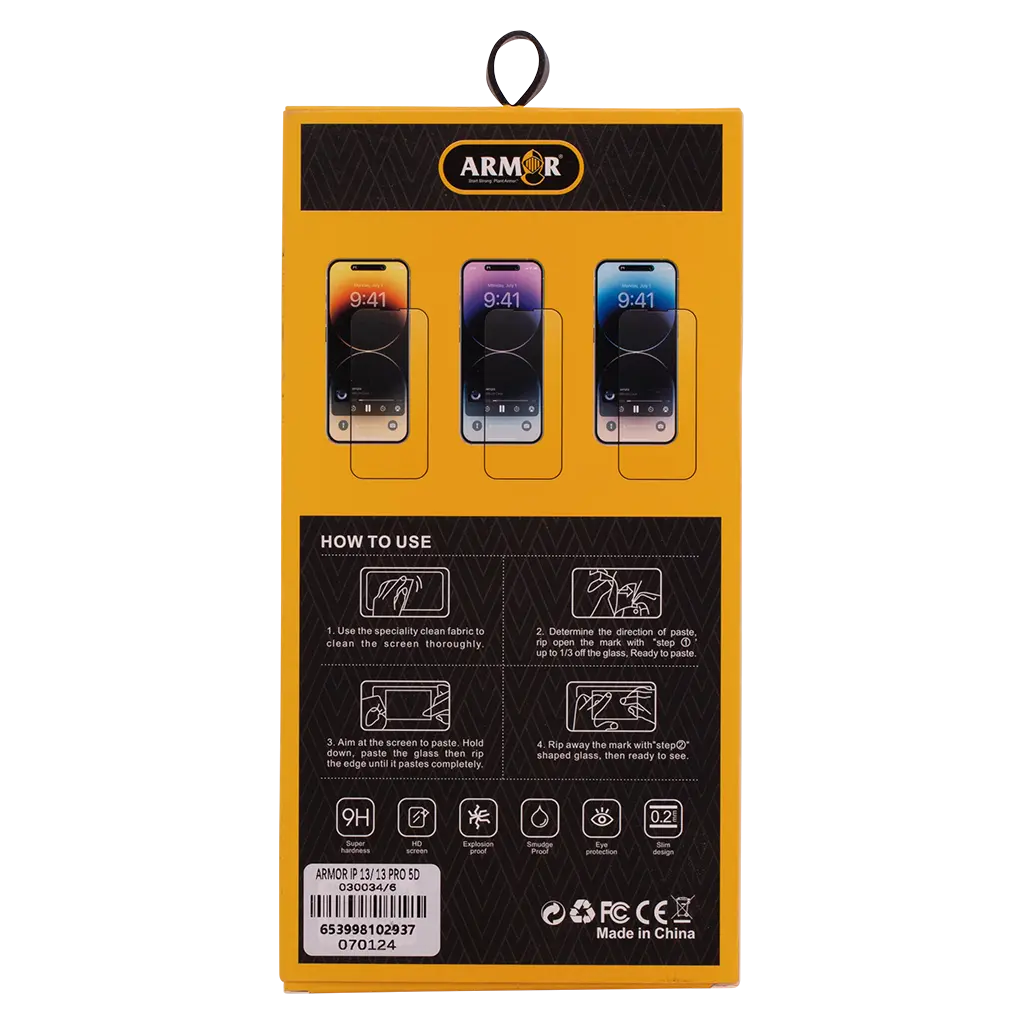 Armar Protection Glass Resistant To The Effects Of Shocks And Scratches iPhone 13 And 13 Pro - view 2