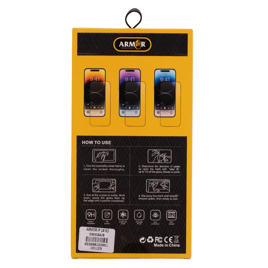 Armar Protection Glass Resistant To The Effects Of Shocks And Scratches iPhone 14 - view 2
