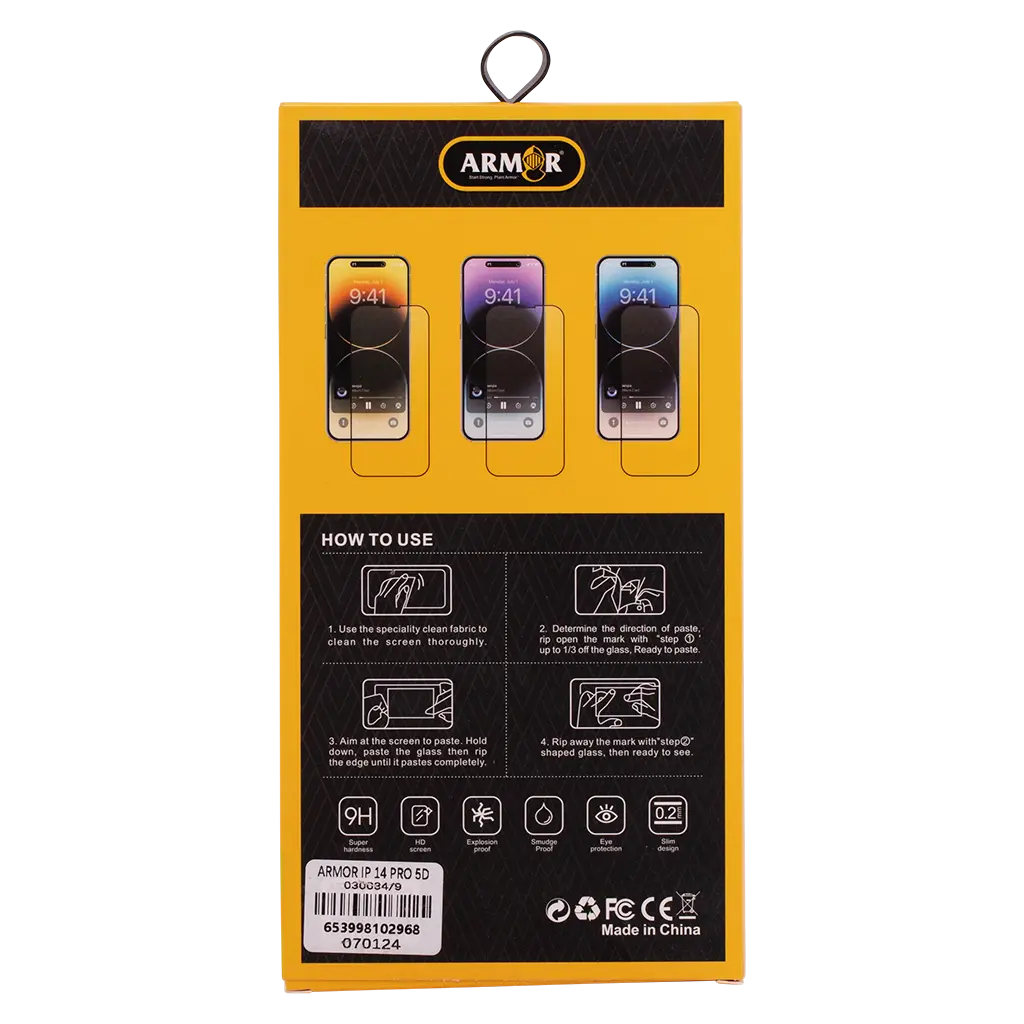 Armar Protection Glass Resistant To The Effects Of Shocks And Scratches iPhone 14 Pro - view 2