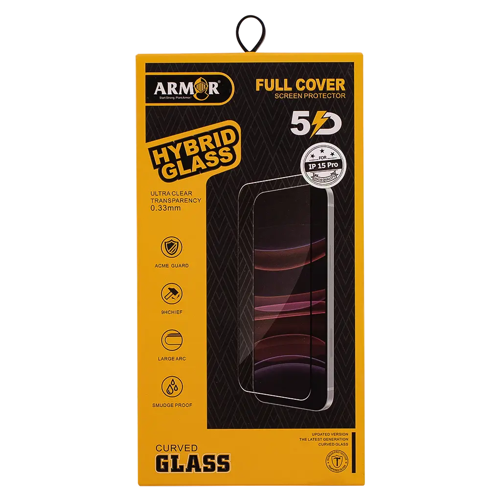 Armar Protection Glass Resistant To The Effects Of Shocks And Scratches iPhone 15 Pro - view 1