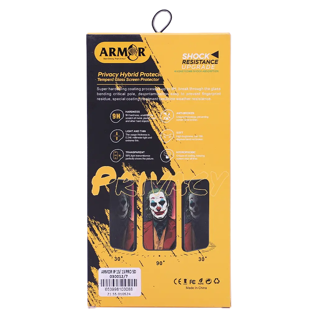 Armar Privacy Screen Protection Glass Resistant To Scratches And Scuff Marks iPhone 13 13 Pro - view 2