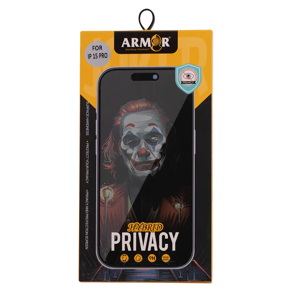 Armar Privacy Screen Protection Glass Resistant To Scratches And Scuff Marks iPhone 15 Pro - view 1