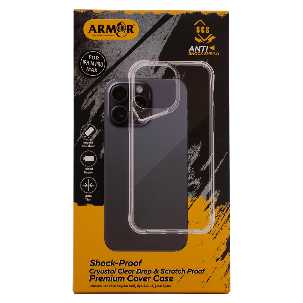 Armar Transparent Back Case Anti-Scratch iPhone 14 Pro Max - view 1