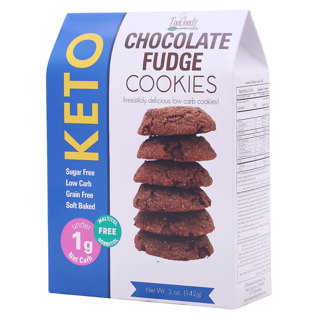 Too Good Gourmet Keto Chocolate Fudge Cookies 142 gm - view 1