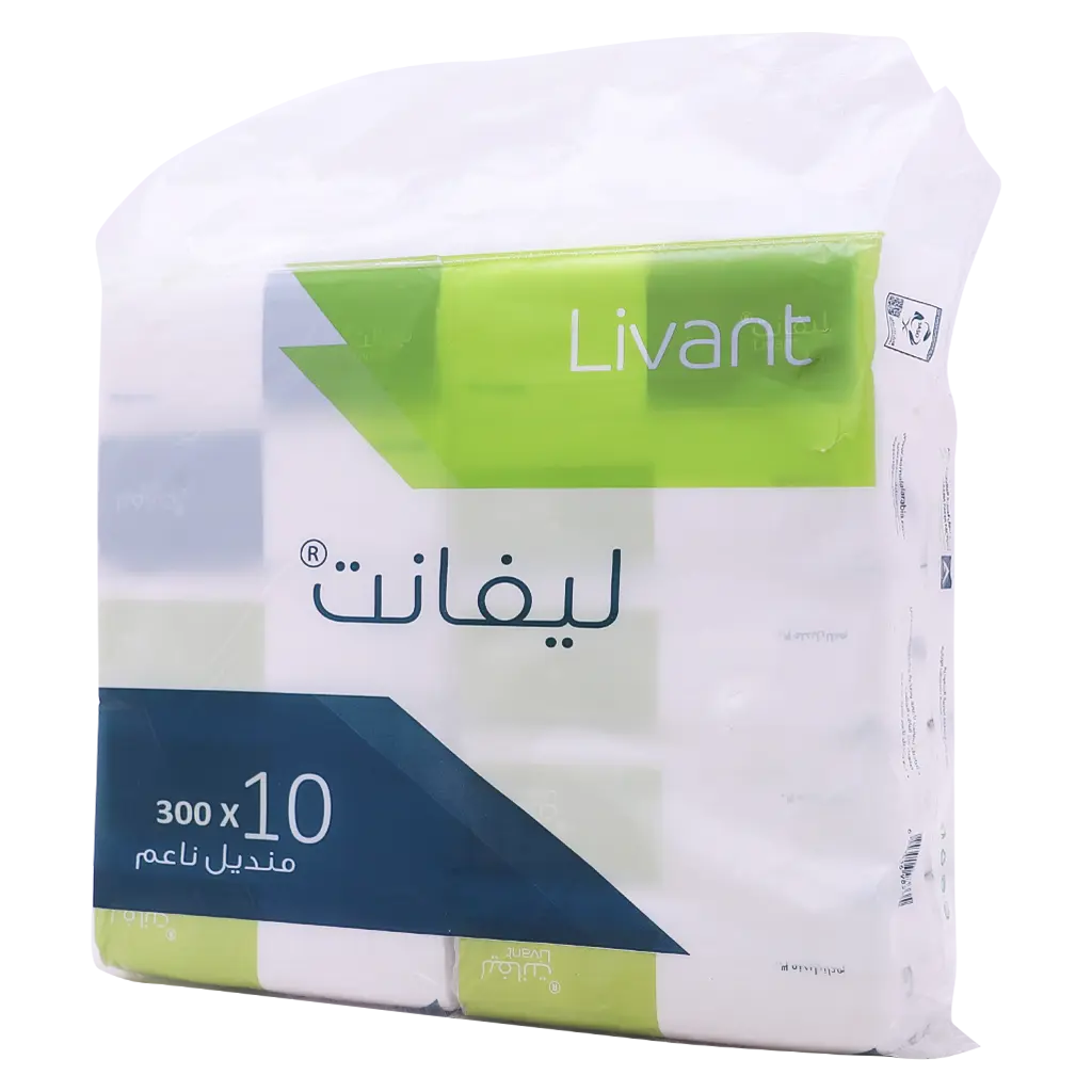 Livant Soft Tissue Facial Tissue 10 pcs 300 Sheet - view 2