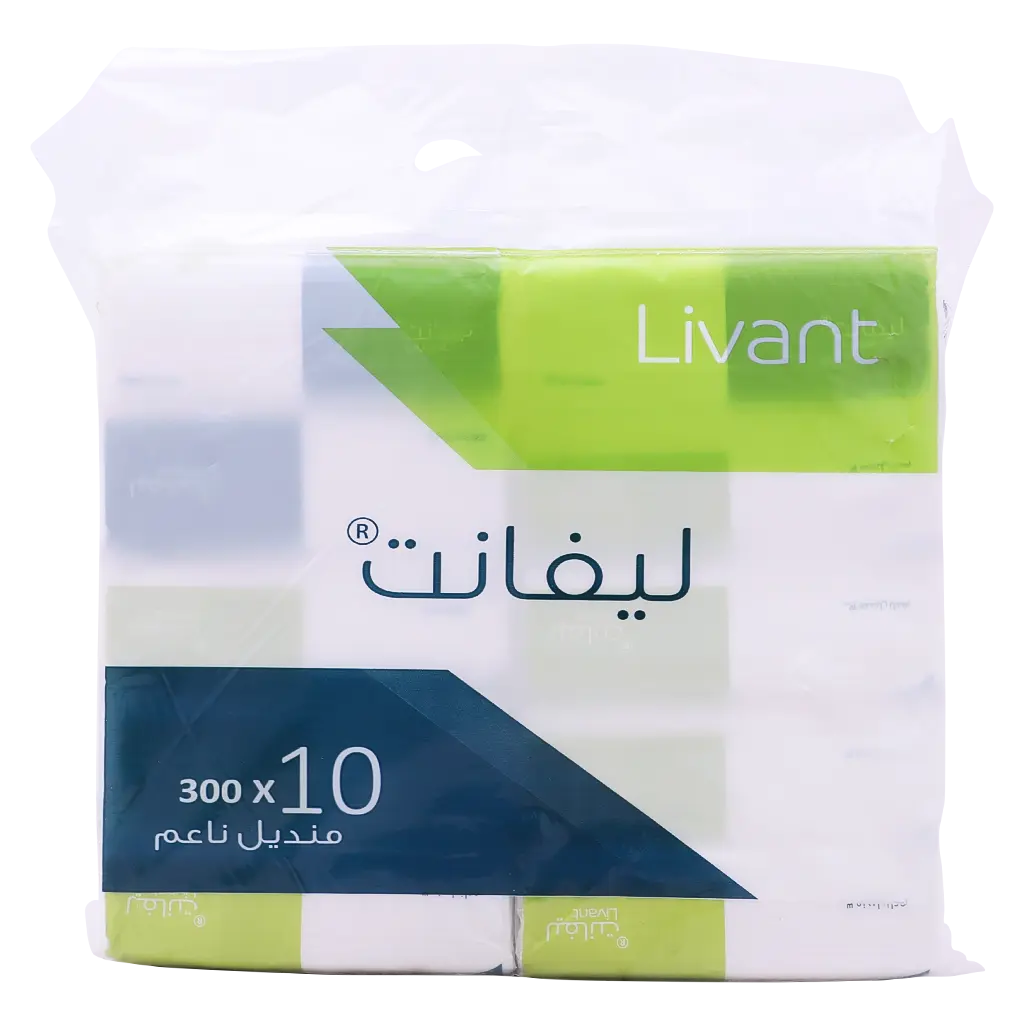 Livant Soft Tissue Facial Tissue 10 pcs 300 Sheet - view 3