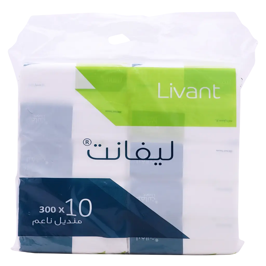 Livant Soft Tissue Facial Tissue 10 pcs 300 Sheet - view 4