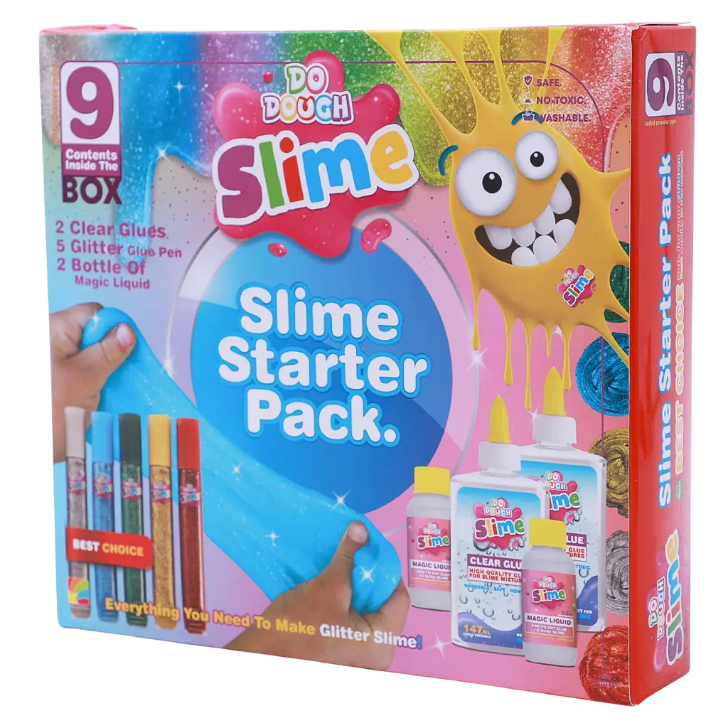 Do Dough Transparent and activating slime glue set of 9 pcs - view 1