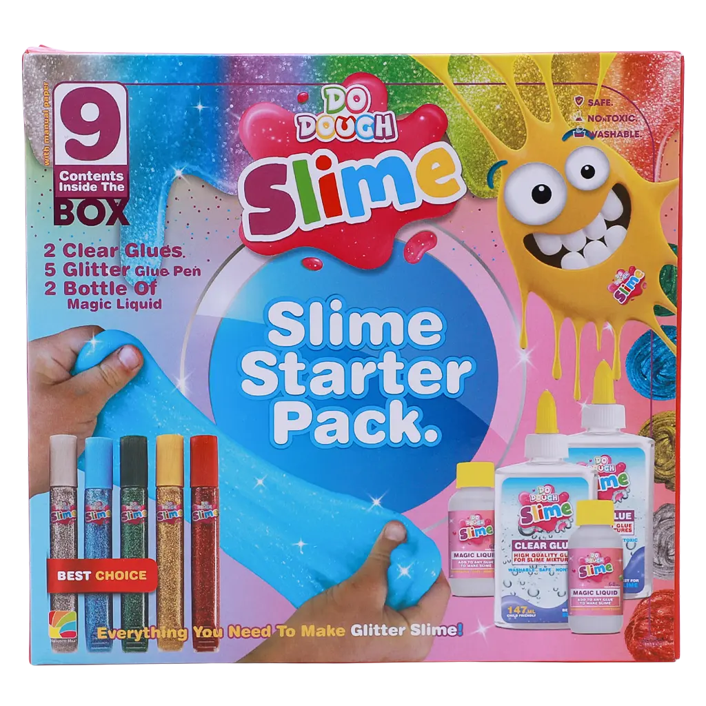 Do Dough Transparent and activating slime glue set of 9 pcs - view 2