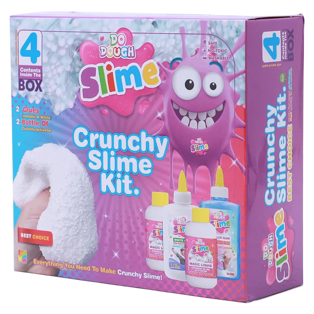 Do Dough Slime white glue and crunchy activator Set of 4 pcs - view 1