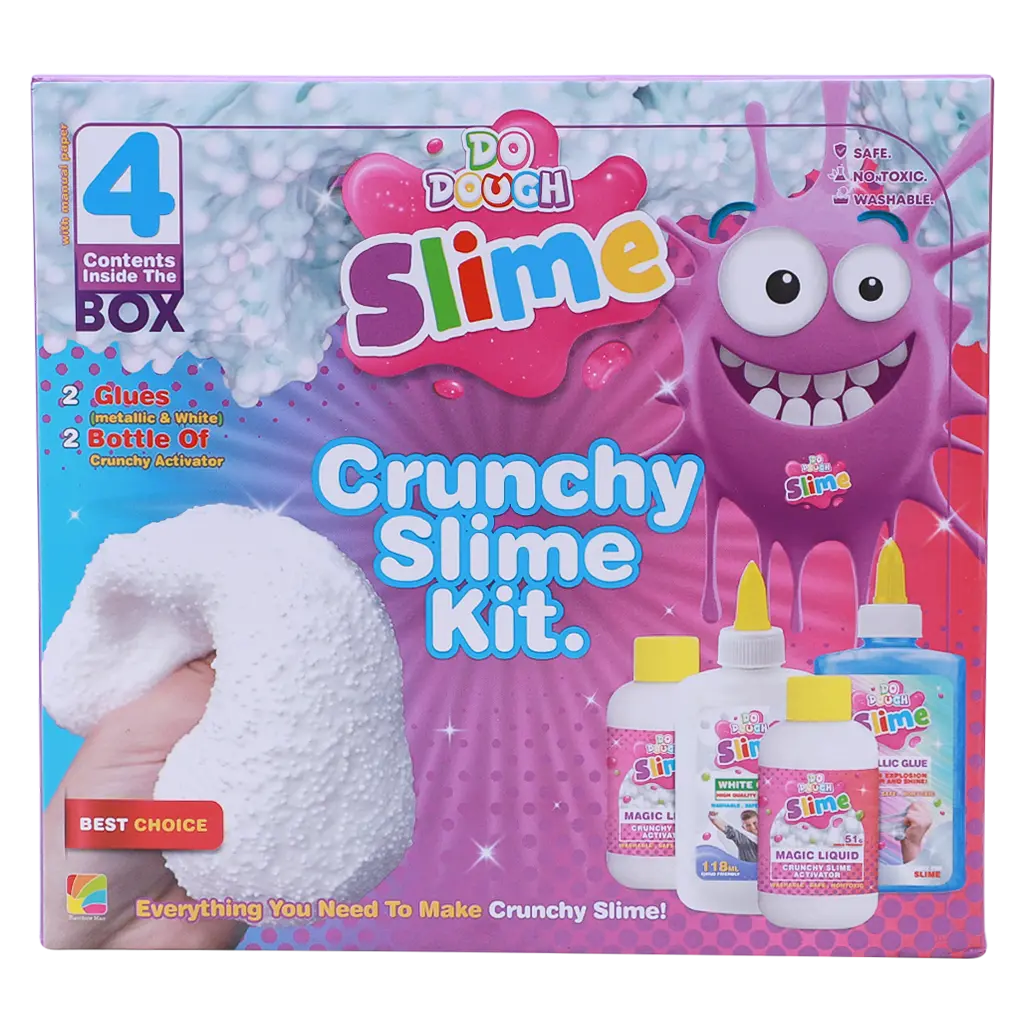 Do Dough Slime white glue and crunchy activator Set of 4 pcs - view 2
