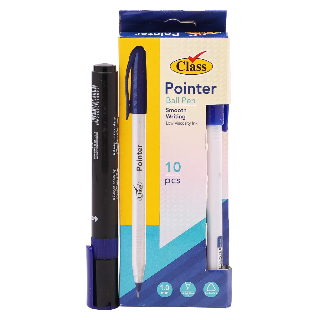 Class Pack of 10 Ballpoint Pen Blue+ Permanent Marker Blue - view 2