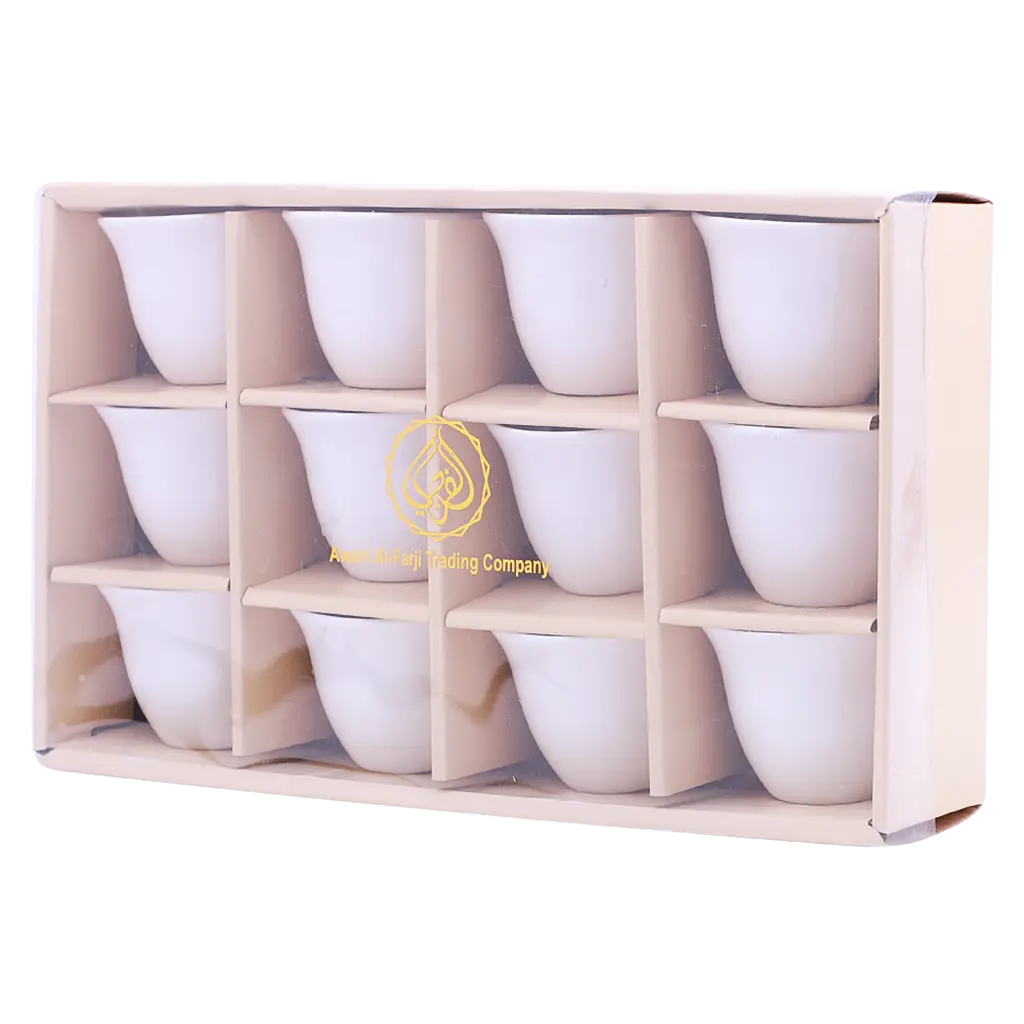Arabic Coffee Set White 12 pcs - view 1