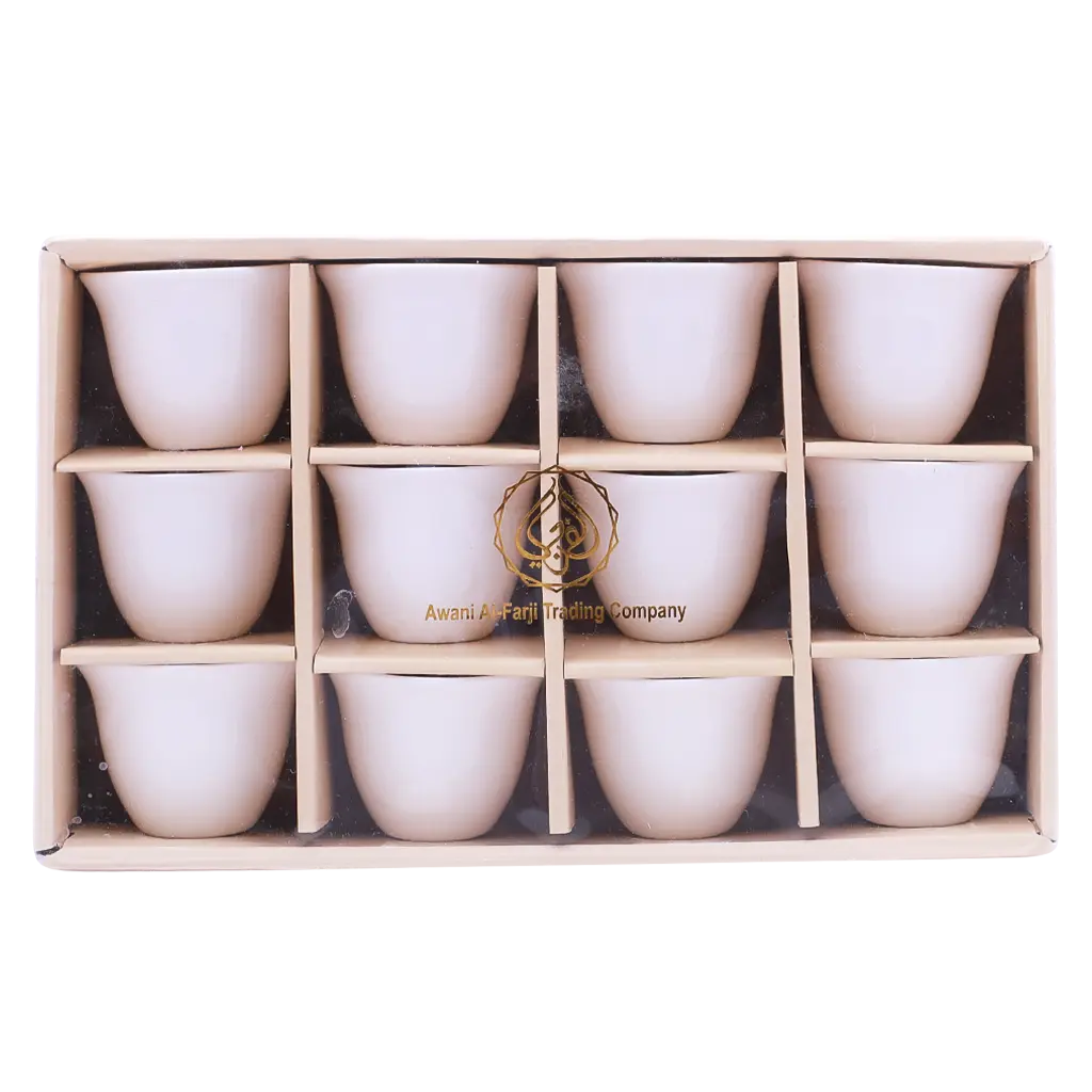 Arabic Coffee Set White 12 pcs - view 2