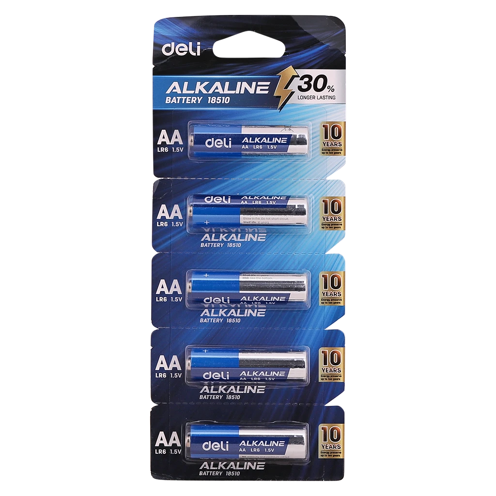 Deli Batteries Plus Power 5 pcs AA Size