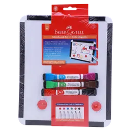 Faber Castell Whiteboard Magnet Set With Colors  26 cm width *31 cm height
