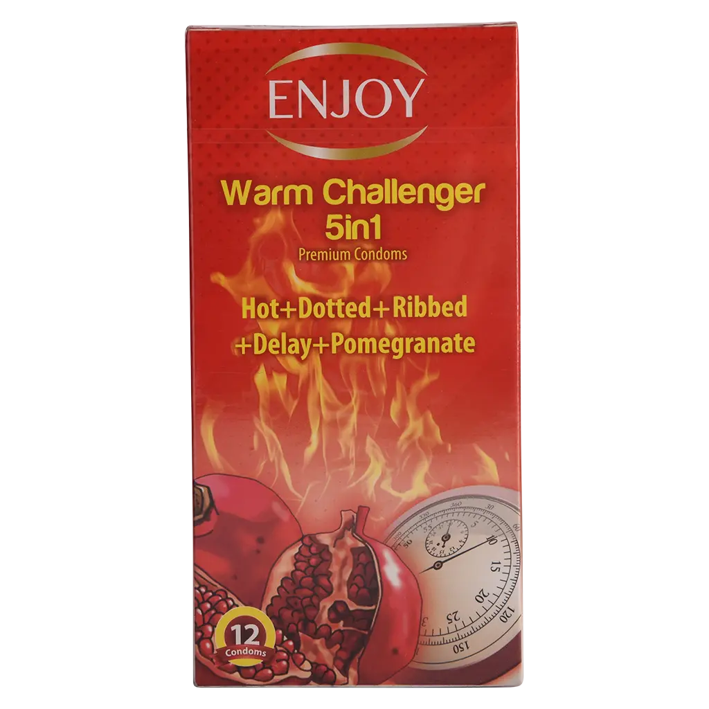 Enjoy delay Worm Challenger Premium Condoms 12 Pcs - view 4