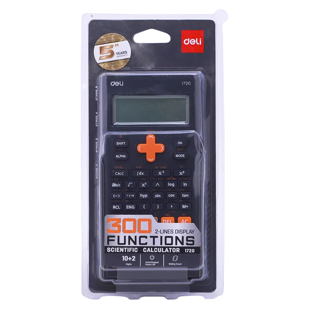 Deli Scientific Calculator Functions Multifunction No 1720  - view 1