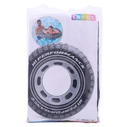 انتكس طوق سباحة شكل اطار اسود 91 سم