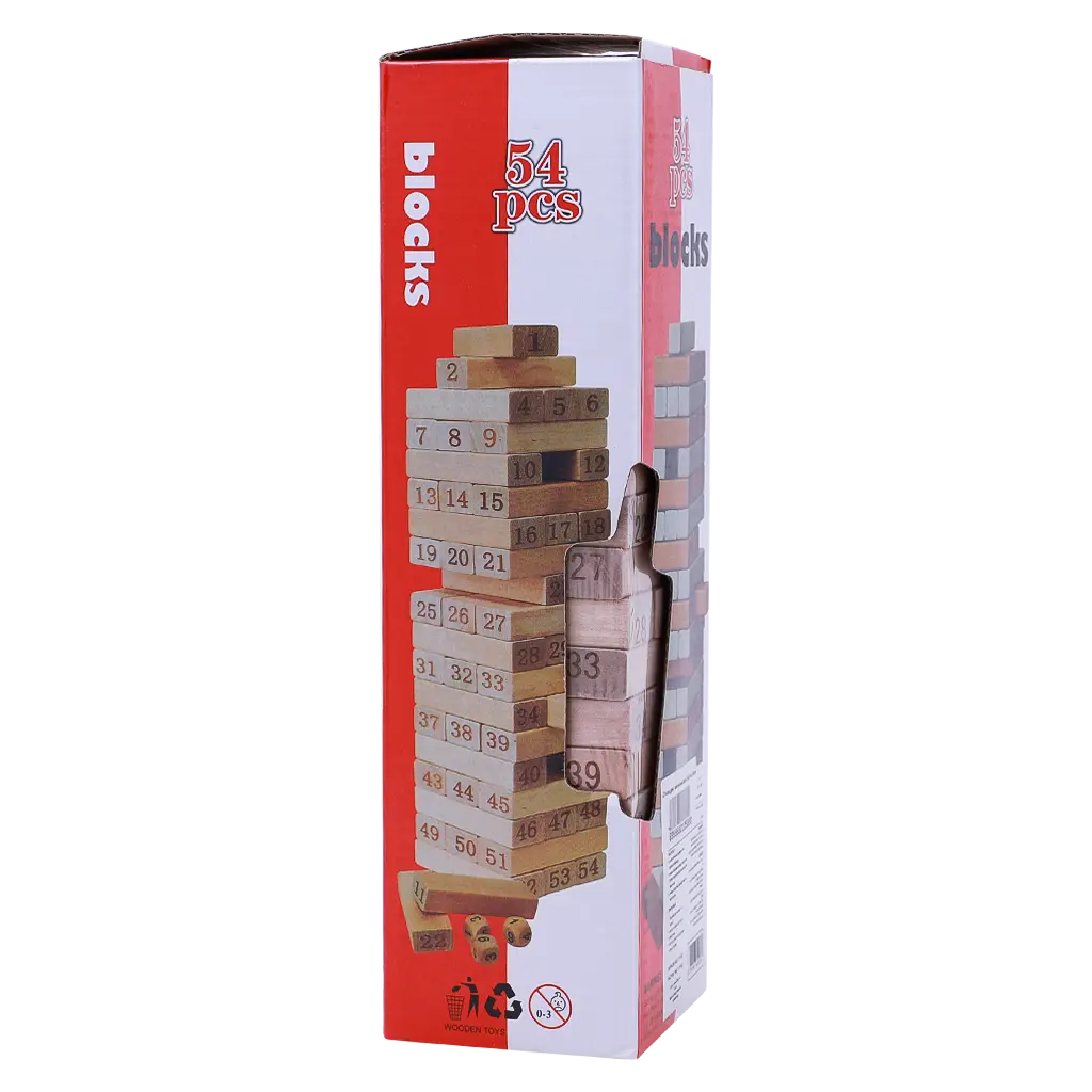 Jenga Wooden Blocks - view 2