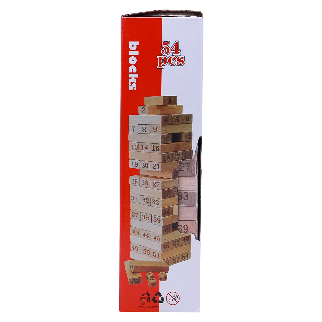 Jenga Wooden Blocks - view 3