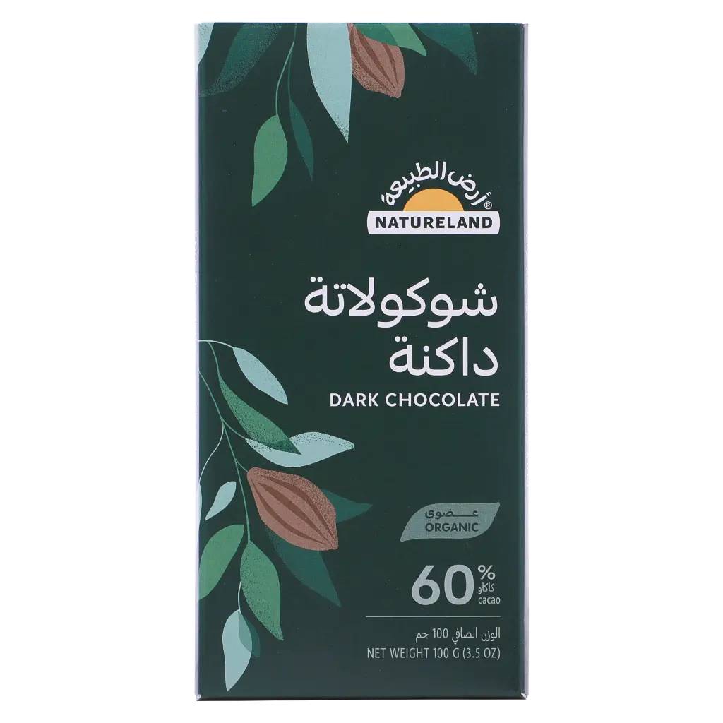 Natureland Dark Chocolate Organic 100 gm - view 1