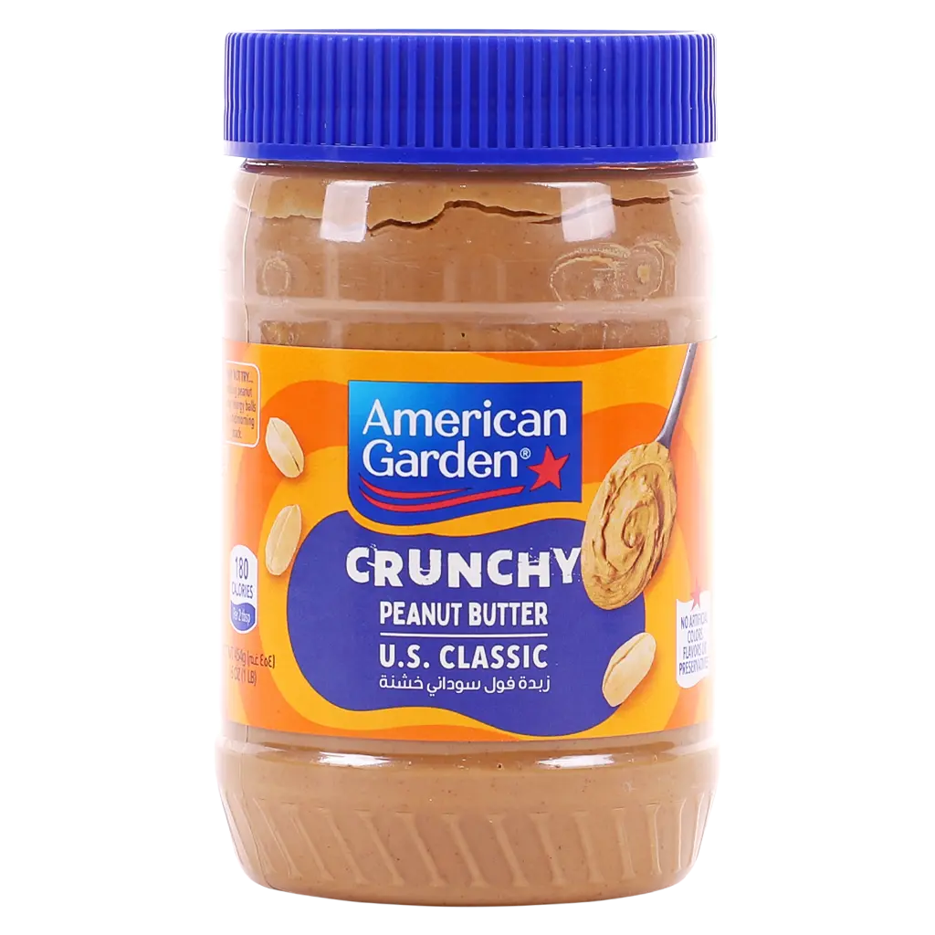 American Garden Chunky Peanut Butter, 454 gm  - view 1