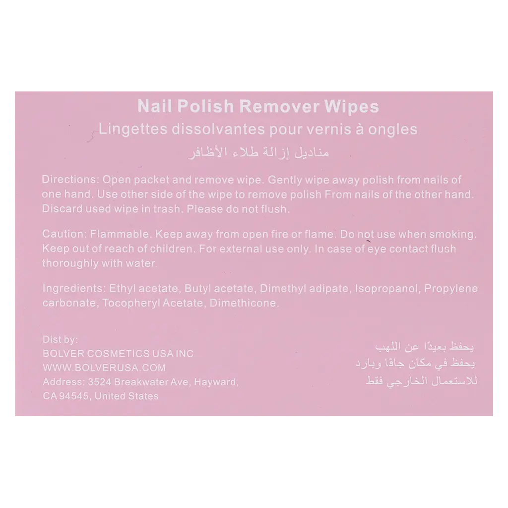Bolver Nail Polish Remover Wipes - view 6