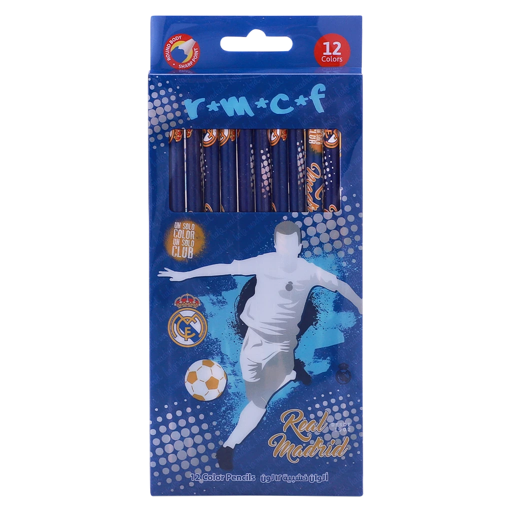 Real Madrid Color Pencils 12 Color