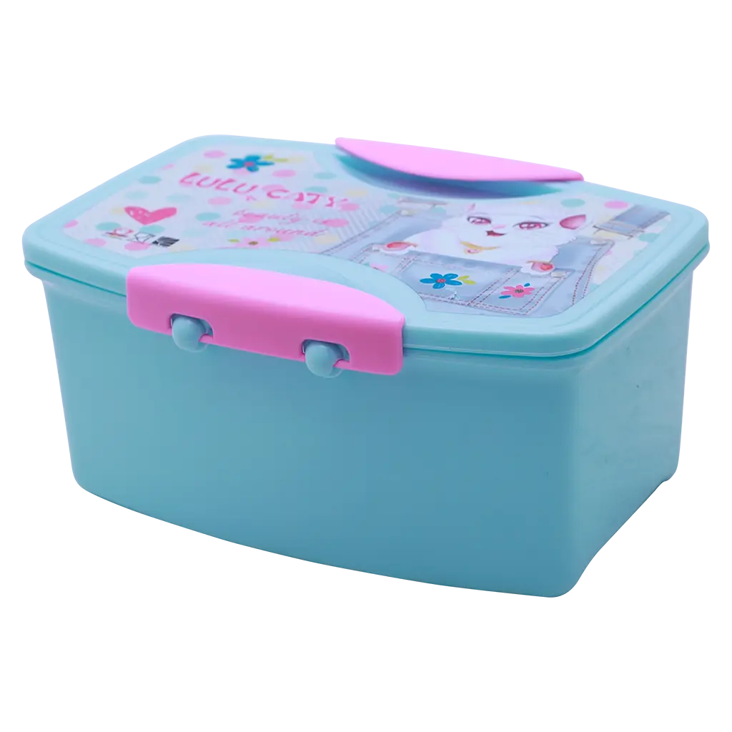 Lulu Caty Lunch Box With Fork and Spoon - view 1