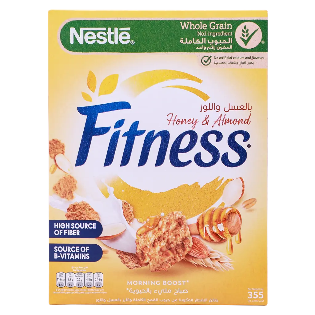 Fitness Honey And Almonds Breakfast Cereal 355 gm - view 2