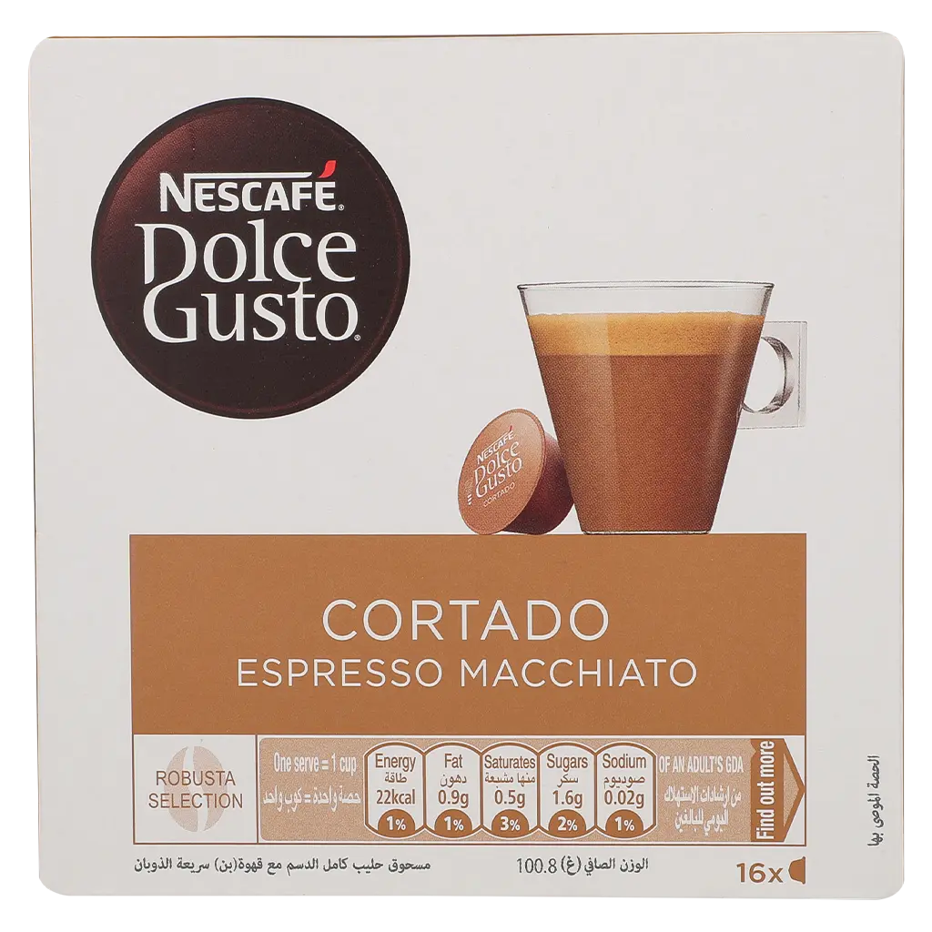 Nescafe Dolcegusto Espresso Machiato Cortado Coffee 16 Capsules - view 2