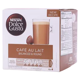 Nescafe Dolcegusto Cafe Au Lait 16 Capsules