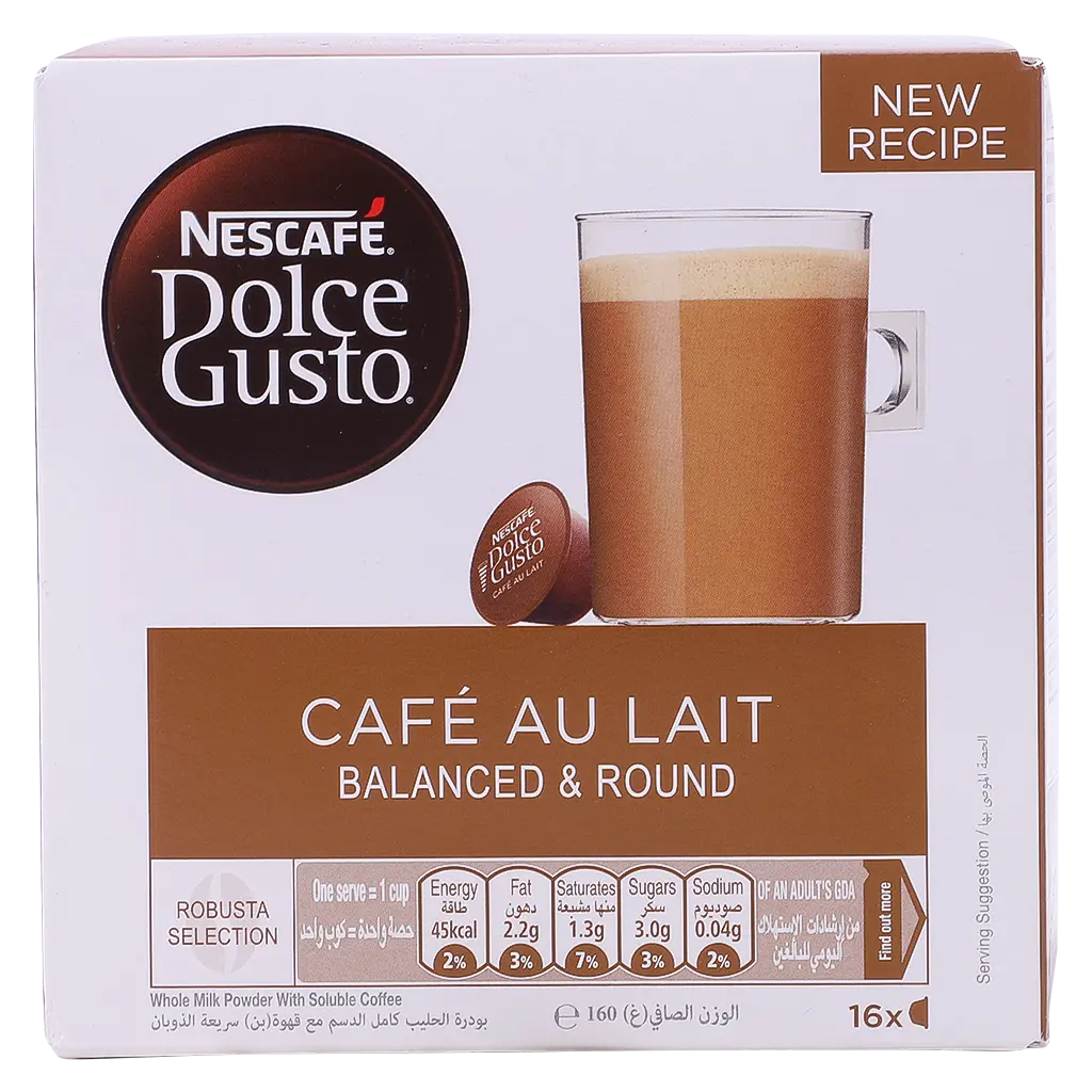 Nescafe Dolcegusto Cafe Au Lait 16 Capsules - view 2