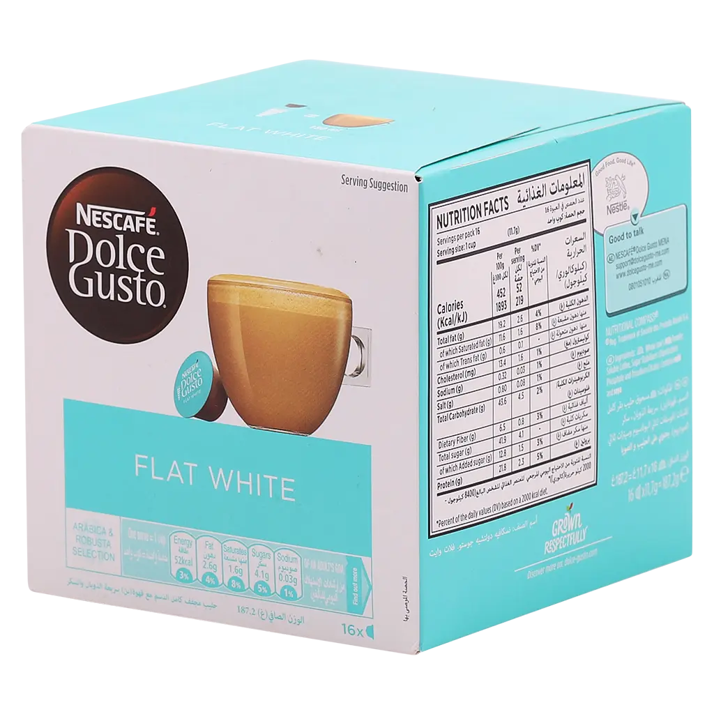 Nescafe Dolce Gusto Flat White 16 Capsules - view 1