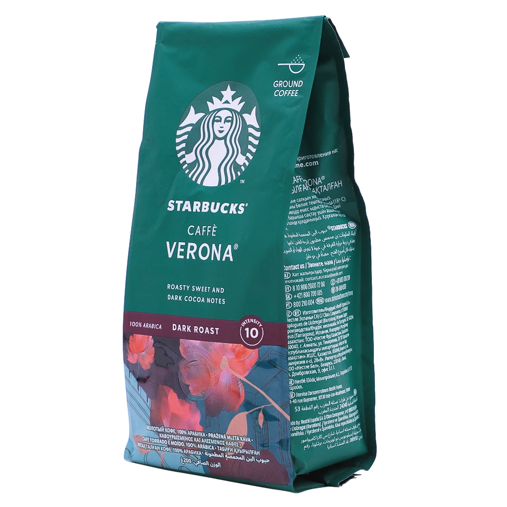 Starbucks Dark Caffe Verona Café Moulu 200 gm
