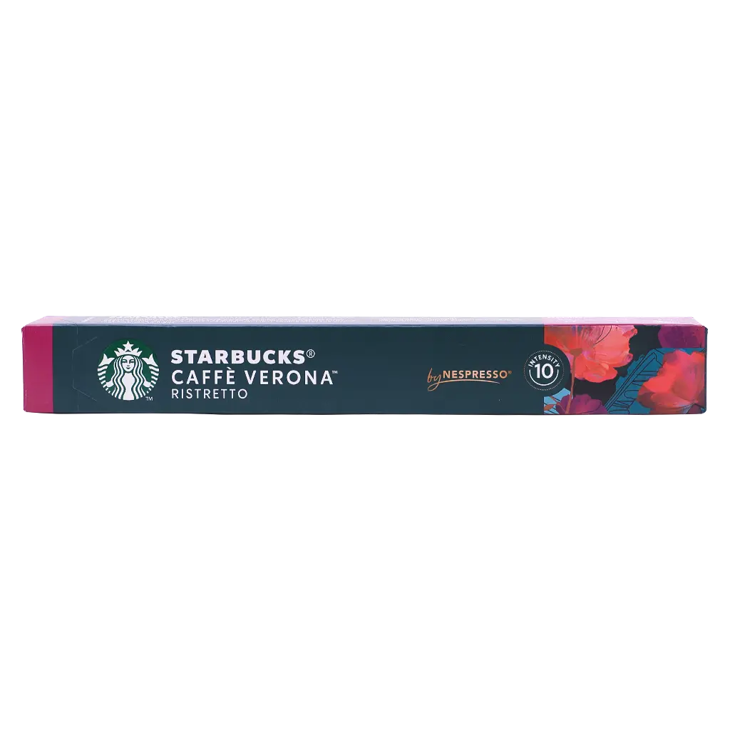 Starbucks Caffè Verona By Nespresso Dark Roast Coffee 10 Capsules - view 3
