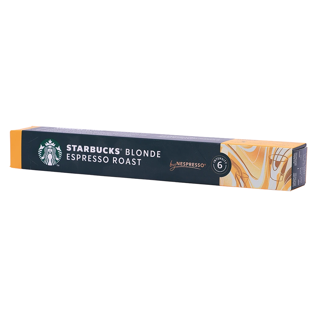 Starbucks Blonde Espresso Roast By Nespresso Coffee 10 Capsules