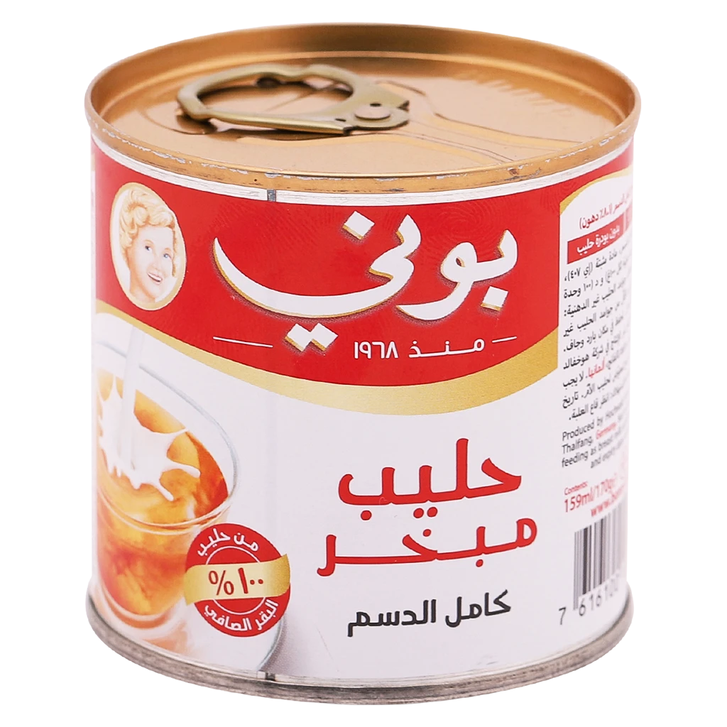 Bonny Full Fat Evaporated Milk 170 gm