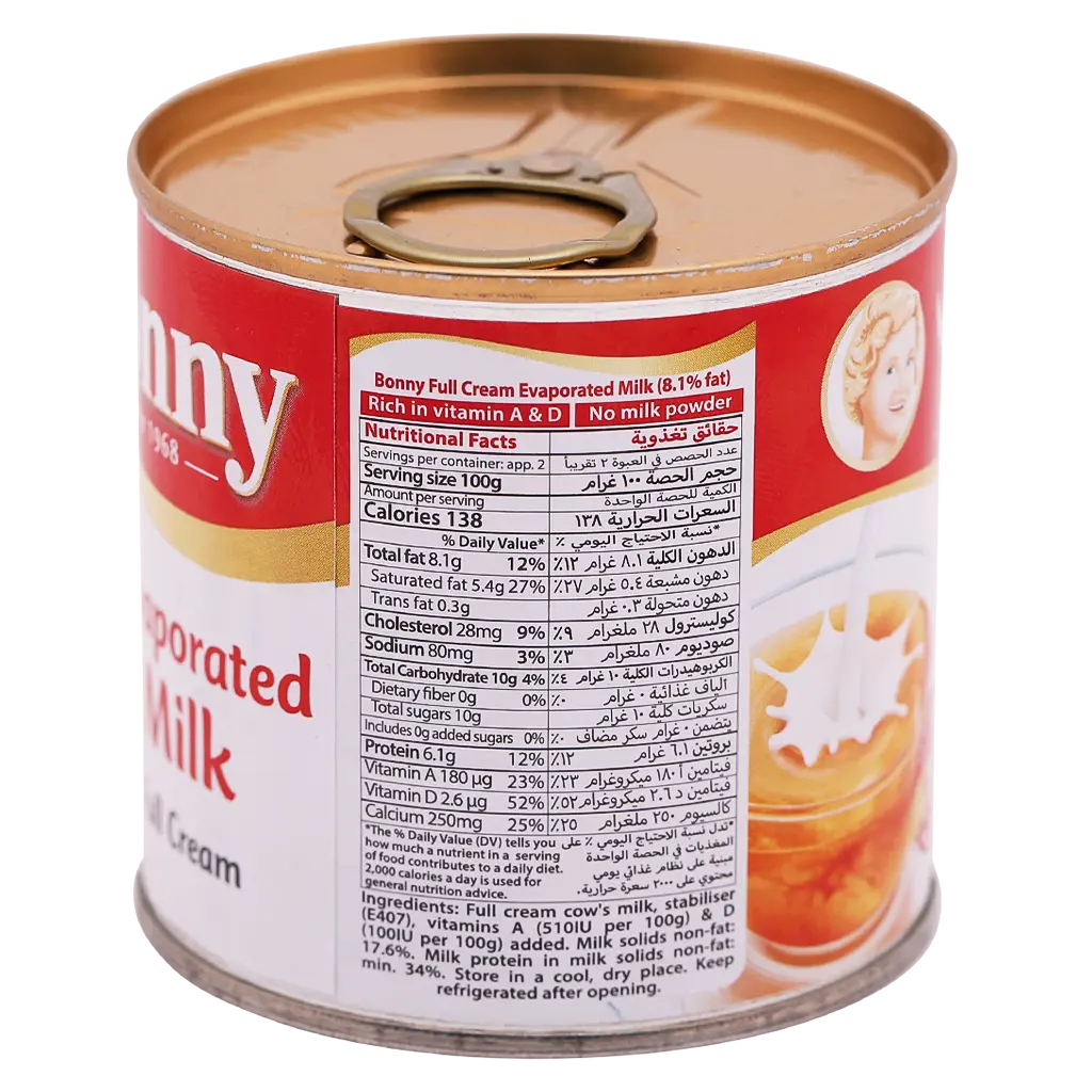 Bonny Full Fat Evaporated Milk 170 gm - view 4