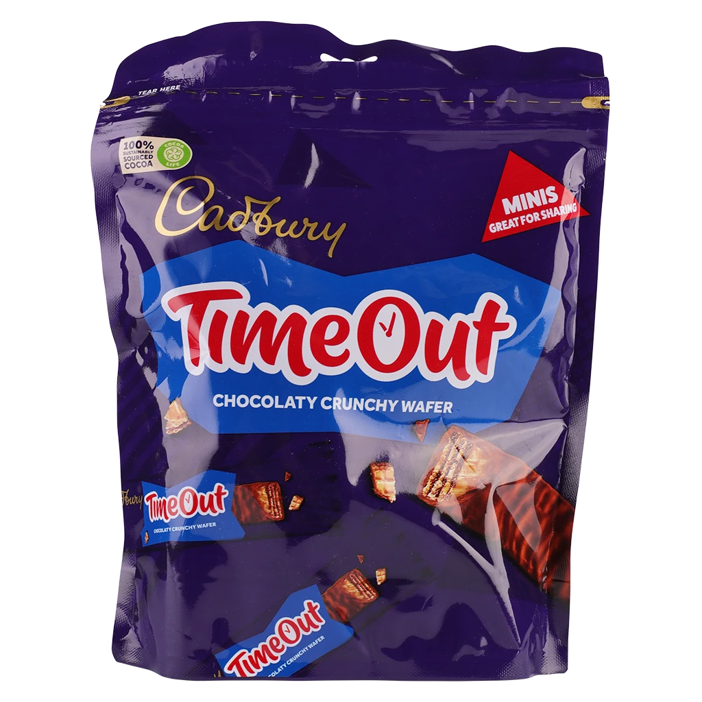 Cadbury Wafer Time Out Chocolate Crunchy Minis 247.2 gm