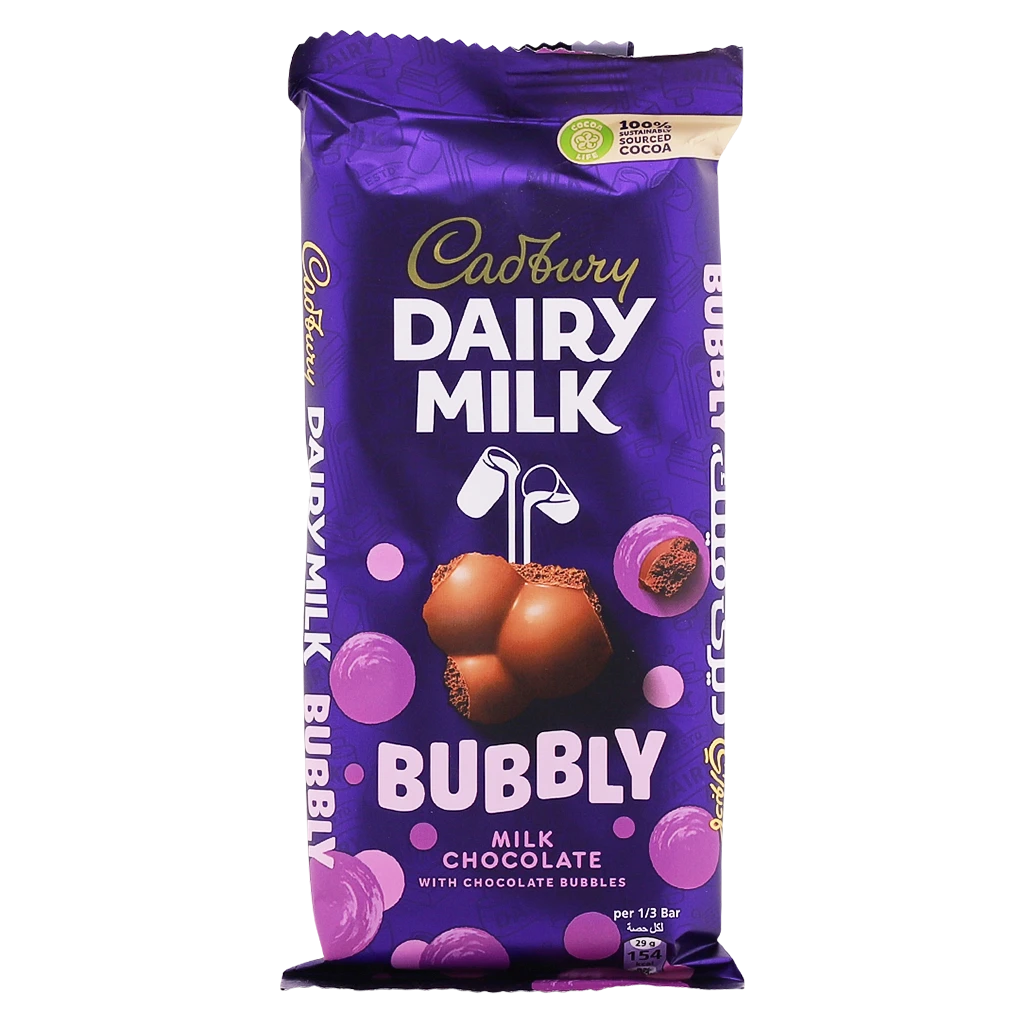 Cadbury Dairy Milk Bubbly Chocolate 87 gm