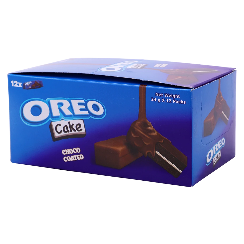 Oreo Chocolate Coated Cake Box 12 Pcs 24 gm